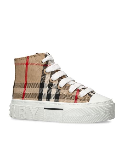 burberry kids high tops|designer burberry high top sneakers.